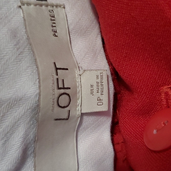 LOFT Red Dressy Pants - Picture 4 of 6